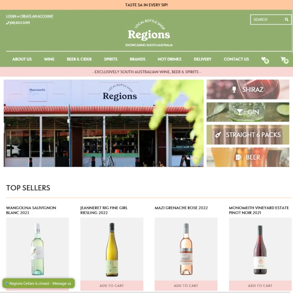Regions Cellars